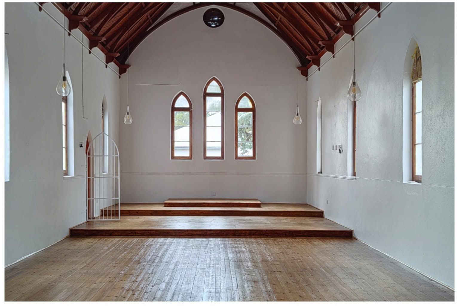 Restored church interior